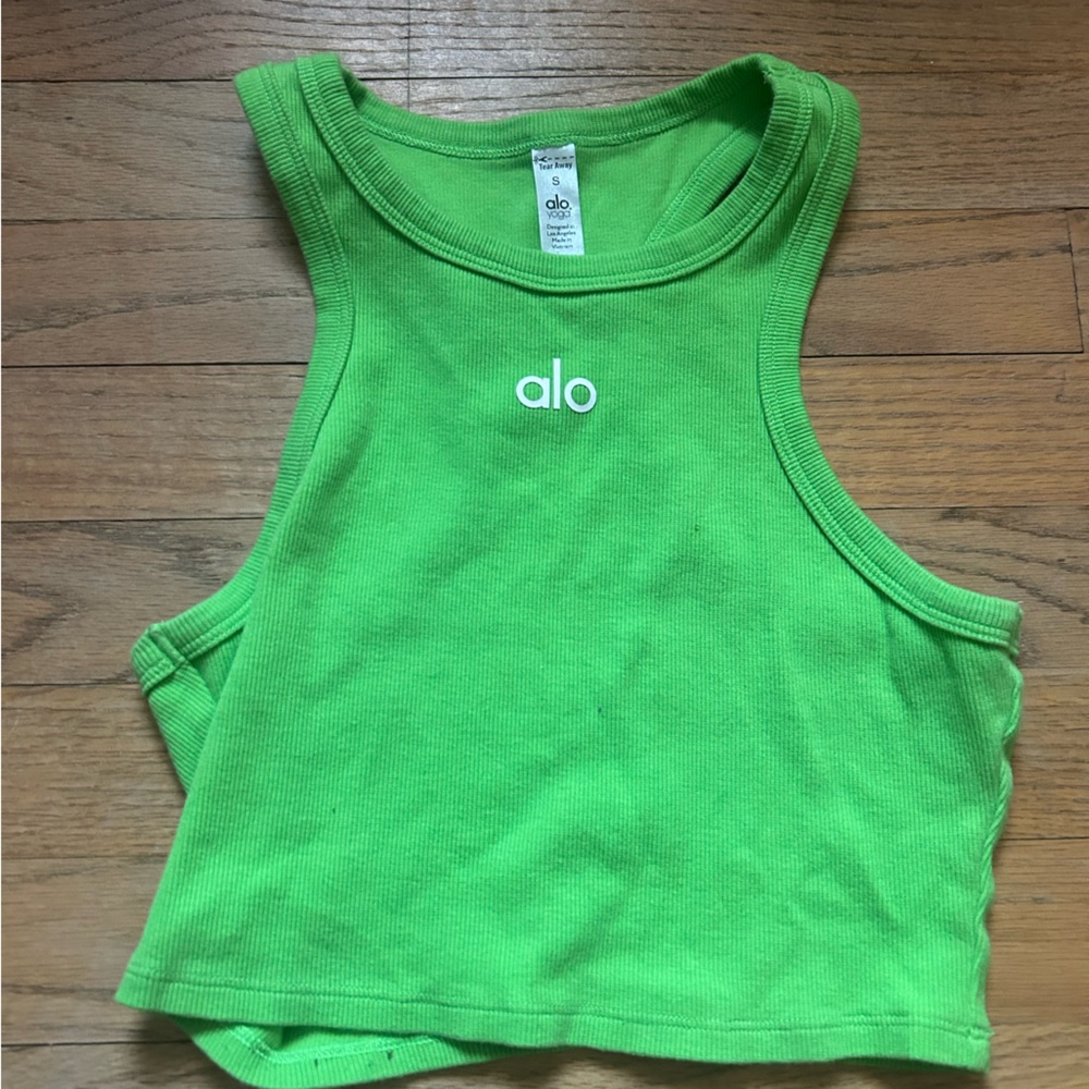 Green alo tank top